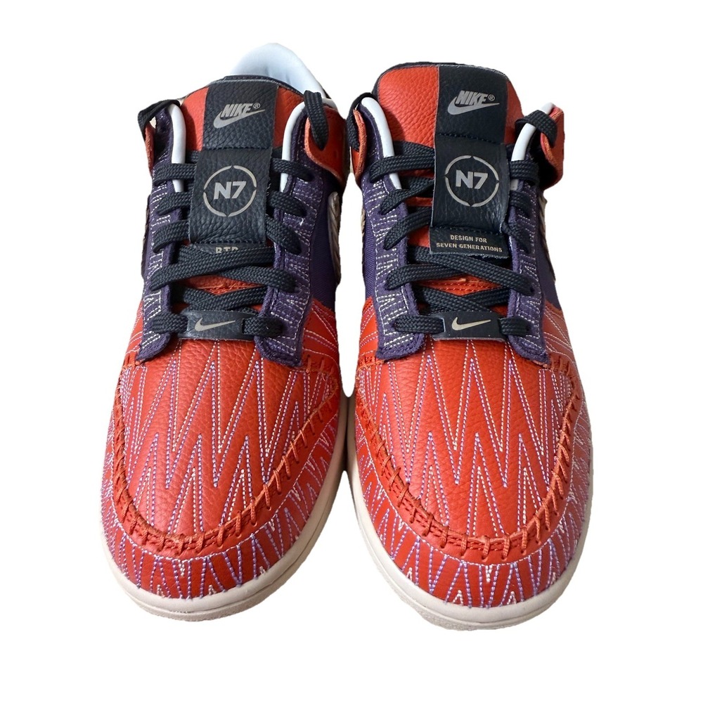 Nike By You Dunk Low White Red Multicolor | DJ3210-991 Men's Size 12 - Picture 5 of 5